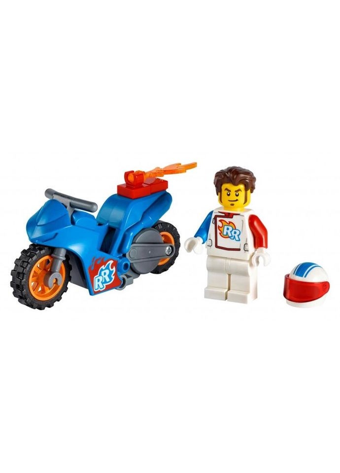 Конструктор City Stunt Реактивный трюковый мотоцикл 14 деталей (60298) Lego (281425703)