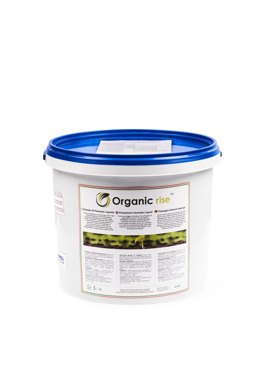 Органічне добриво - Гумат калію - Концентрат 180 г/кг - ТМ Organic Rise (315633579)