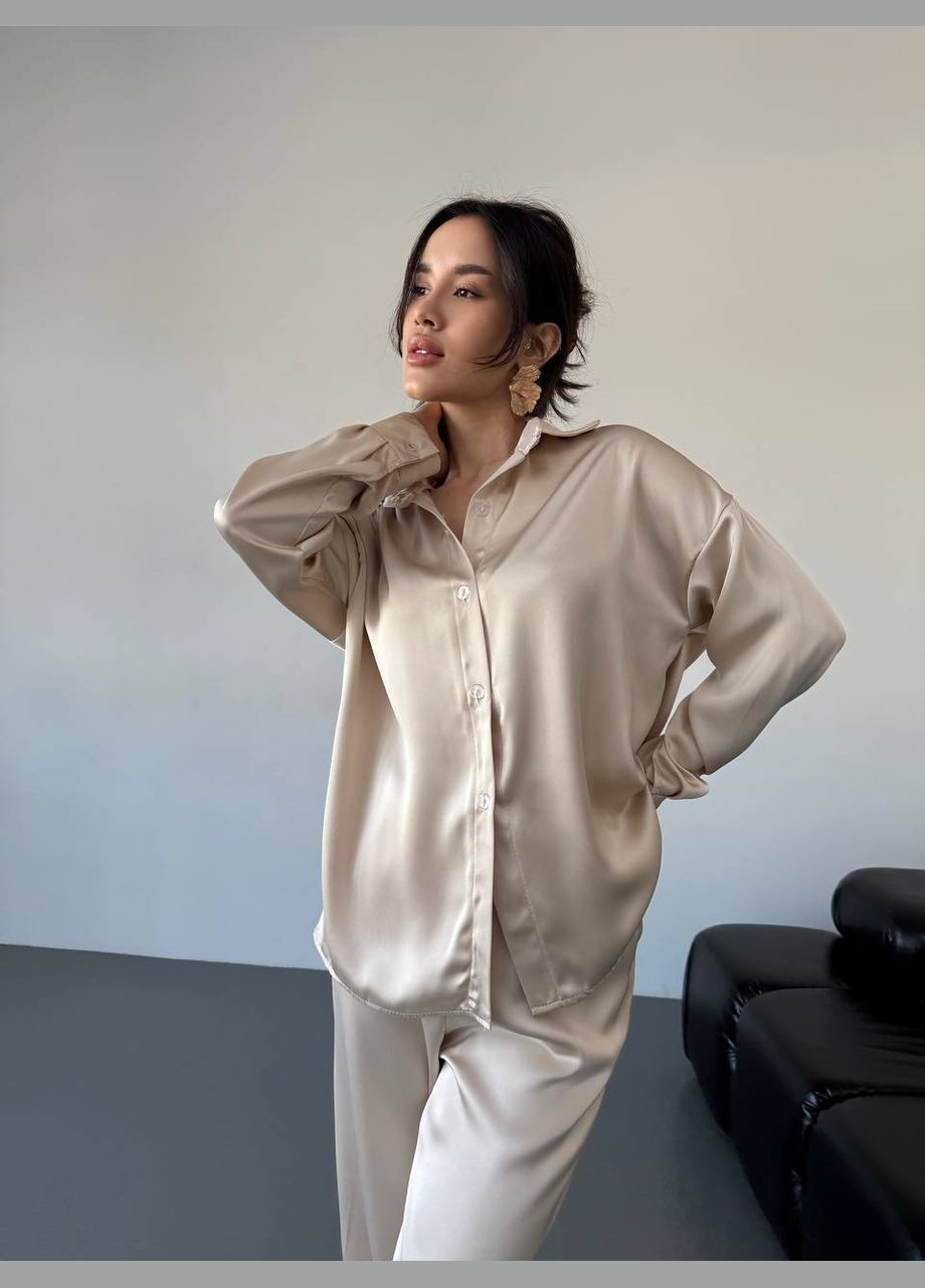 Шелковый костюм в бельевом стиле Adelante (321999852)