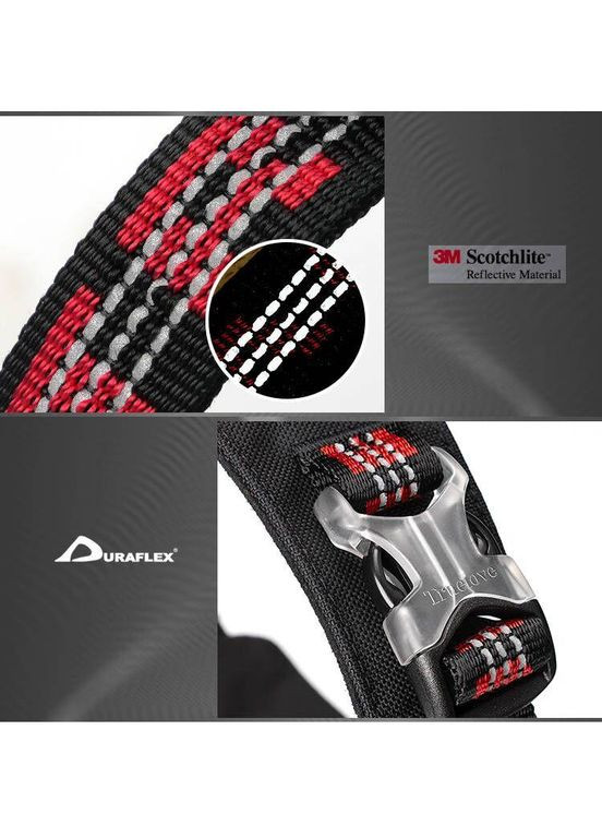 Шлея для собак TLH6282 из водонепроницаемой ткани Cordura, светоотражающая, Голубой M Truelove (308862992)