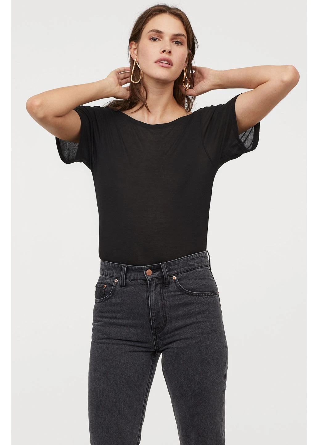 Топ літо,чорний, H&M (388693671)