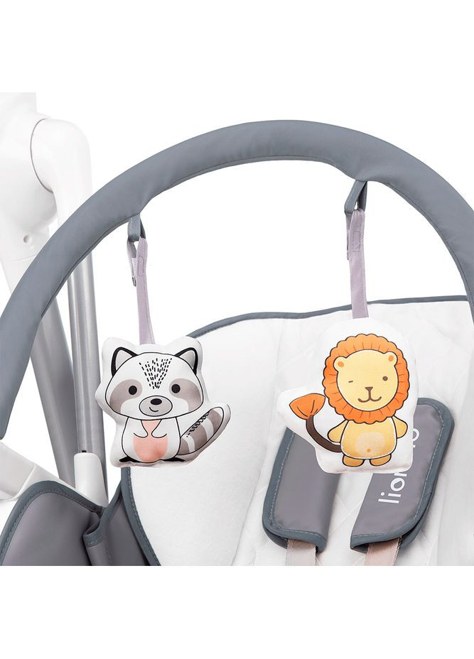 Стульчик для кормления Niles Grey (LO.NI01) Lionelo (323099974)