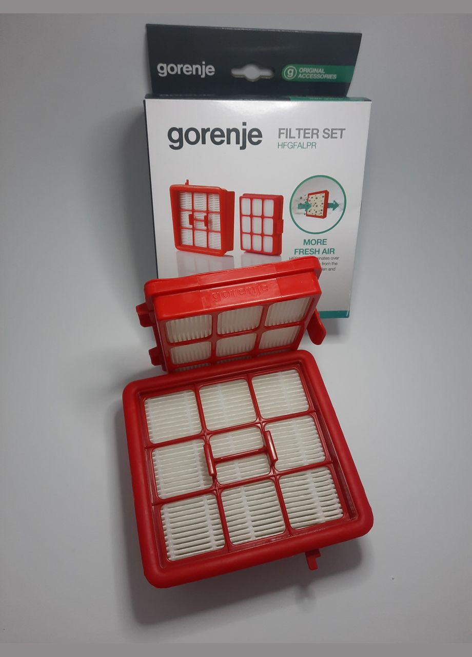 Оригінальний набір фільтрів 732741 для пилососа (HEPA HFGFALPR) Gorenje (329202185)