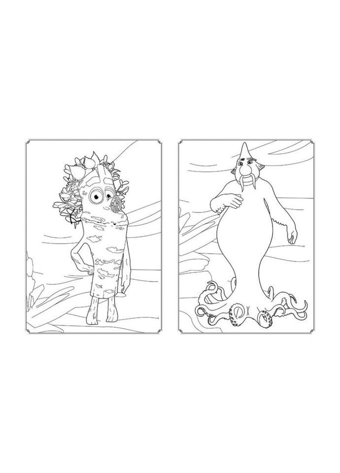 Раскраска Магия цвета. Магический Лес Утро 1807003 с наклейками No Brand (339777560)