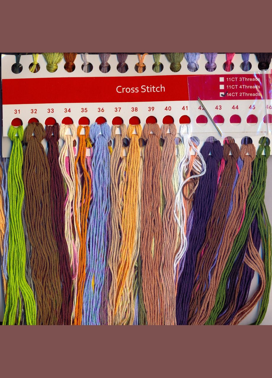 Набір для вишивання за нанесеною на канву схемою "Suburban scenery". AIDA 14CT printed, 54*38 см Joy Sunday (313614177)