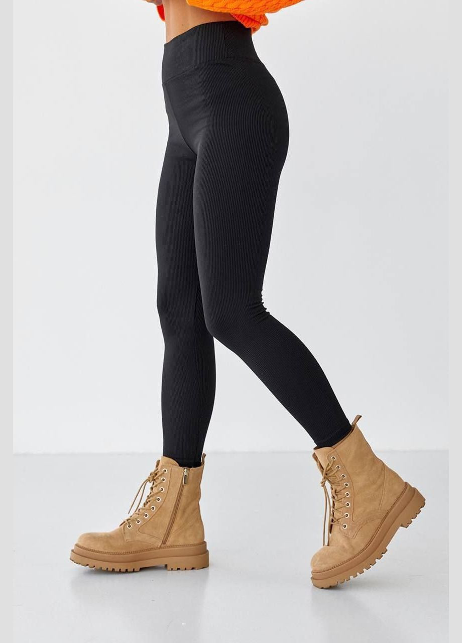 Лосины Рубчик без флиса No Brand (327464317)