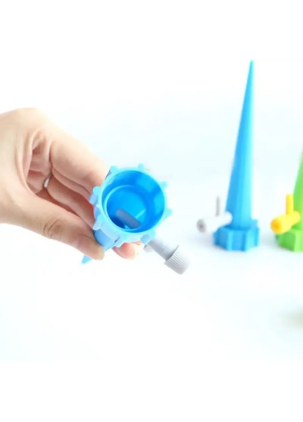 Набор насадок на бутылки конусов для автоматического капельного полива домашних растений цветов 12 штук 13х3 см (479294-Prob) Unbranded (316675711)