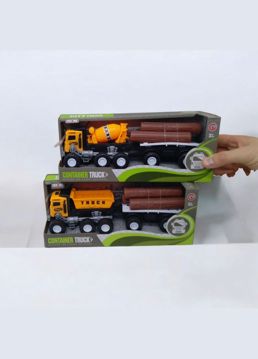 Машинка "Бетонозмішувач", інерційна, світло та звук МІС (314535427)