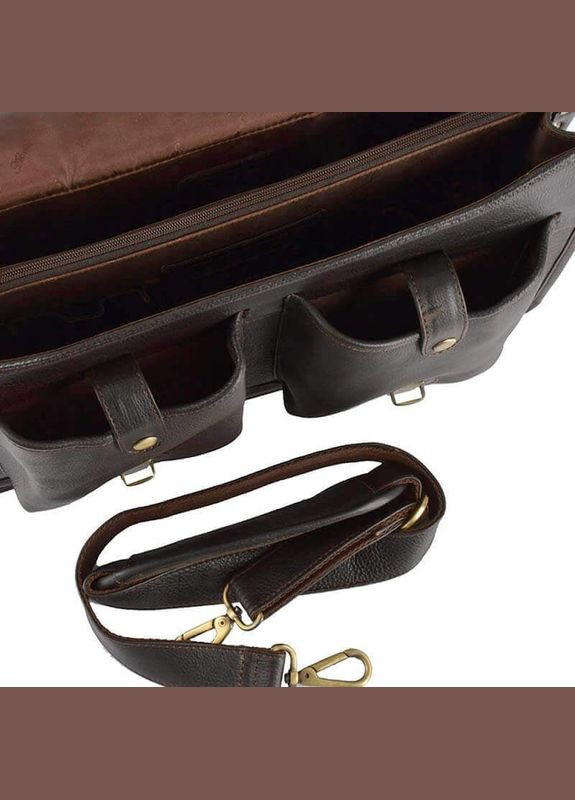 Портфель мужской кожаный 8190 Brown 17л (8190 BRN) Ashwood (335404525)