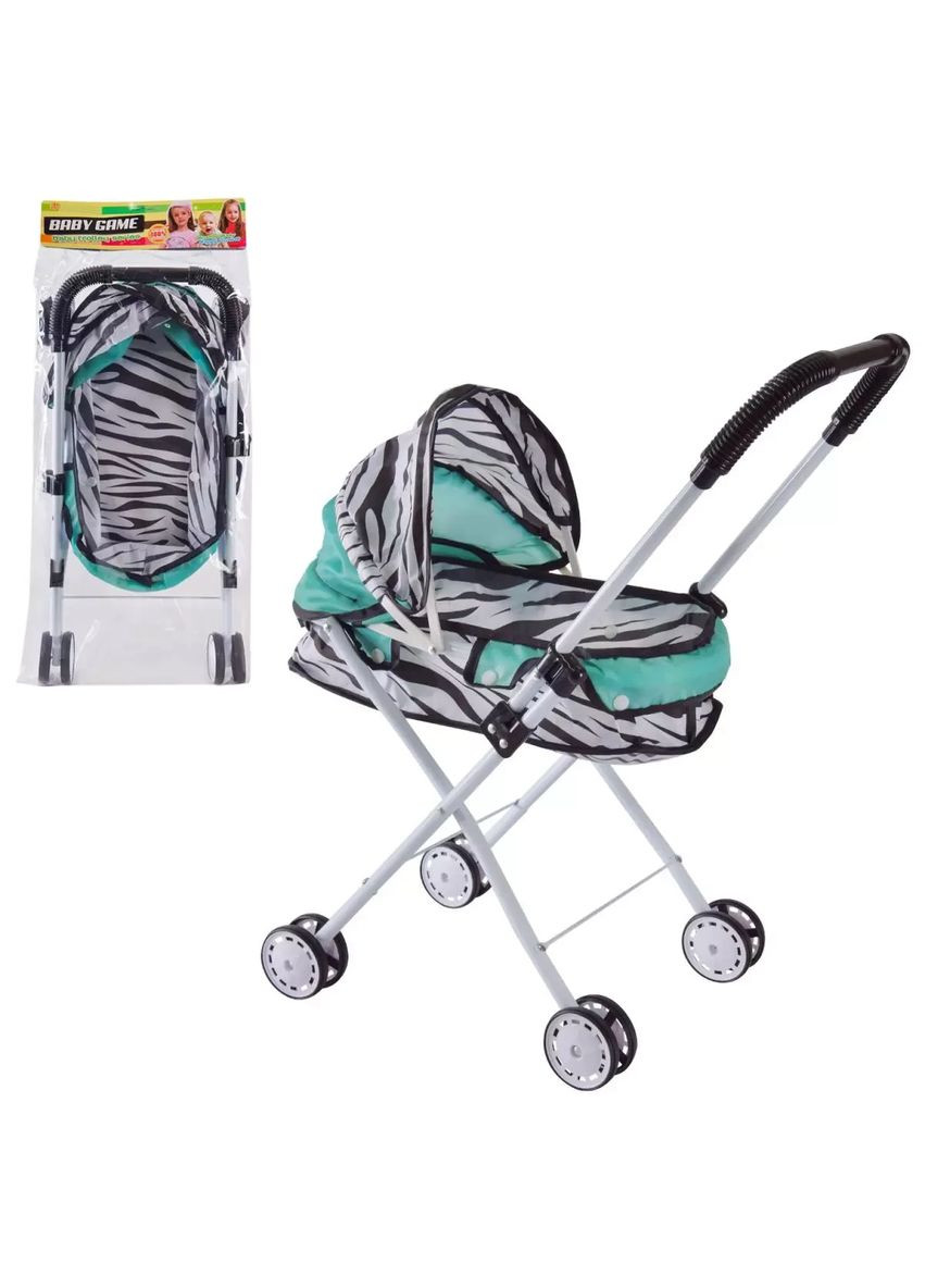 Іграшка коляска для ляльки зимова 581-9 пакет 42*26*57см No Brand (362420237)