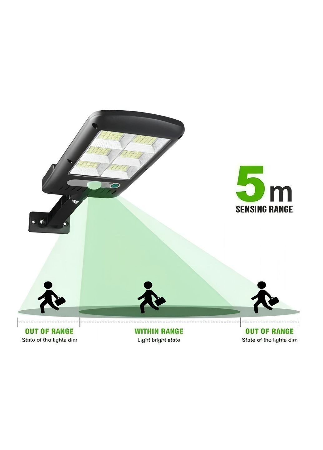 Уличный фонарь на столбе с пультом на солнечных батареях No Brand (348118869)