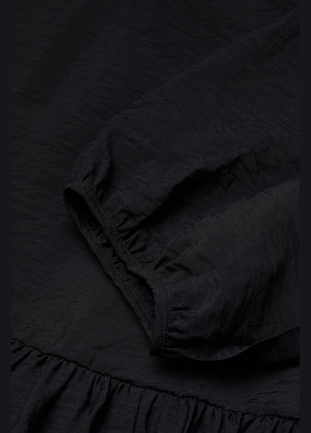 Черное кэжуал платье H&M однотонное