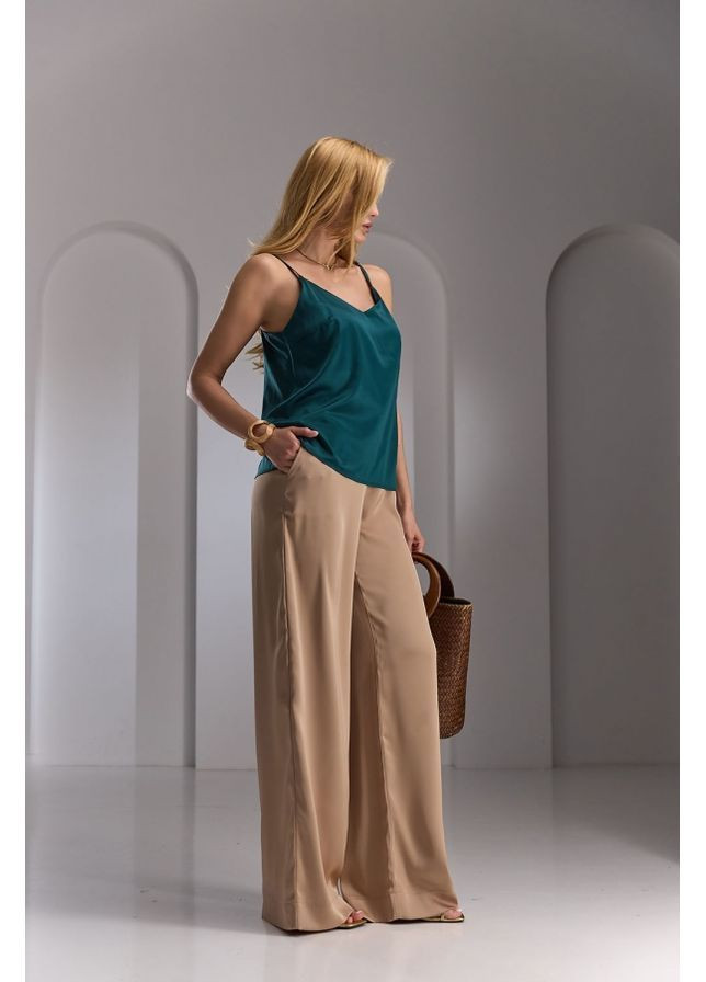 Топ на бретелях 1796 Изумрудный Triko Bakh (368650768)