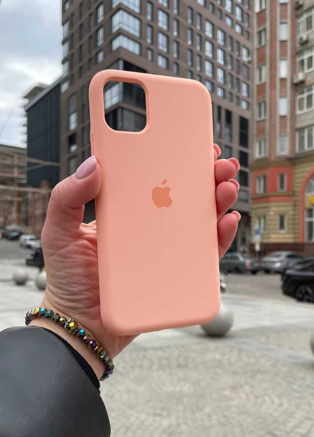 Чехол для iPhone 11 оранжевый Grapefruit Silicone Case силикон кейс No Brand (289754201)