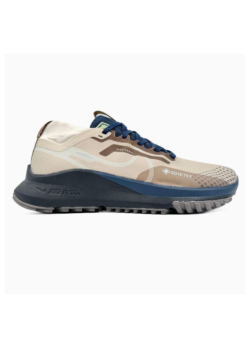 Бежеві Зимовий кросівки чоловічі зимові nike No Brand React Pegasus Trail 4 Gore-Tex Beige