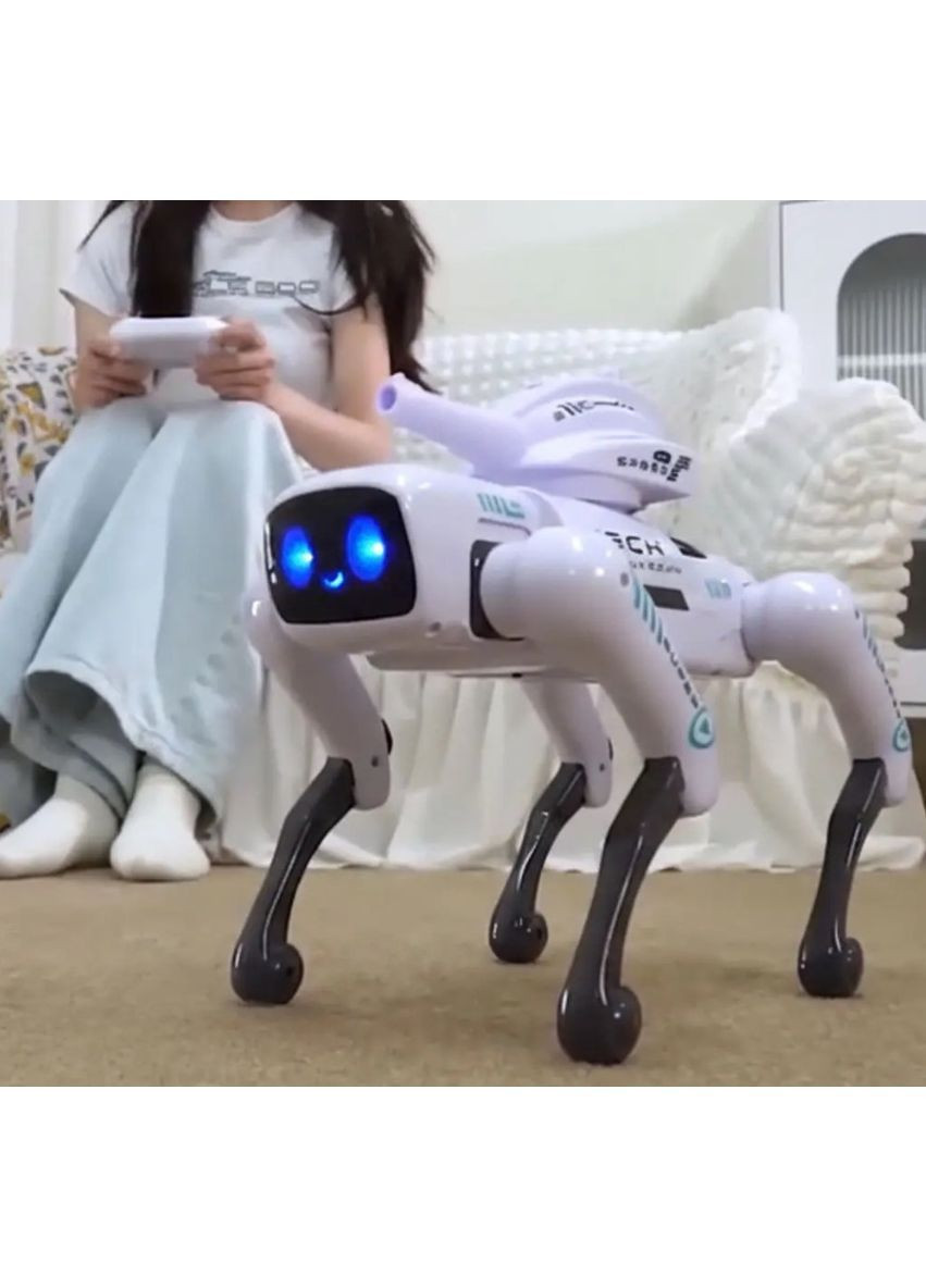 Умная интерактивная собака-робот Mech Guardian с пультом и голосовыми командами (2104618784) No Brand (368576308)