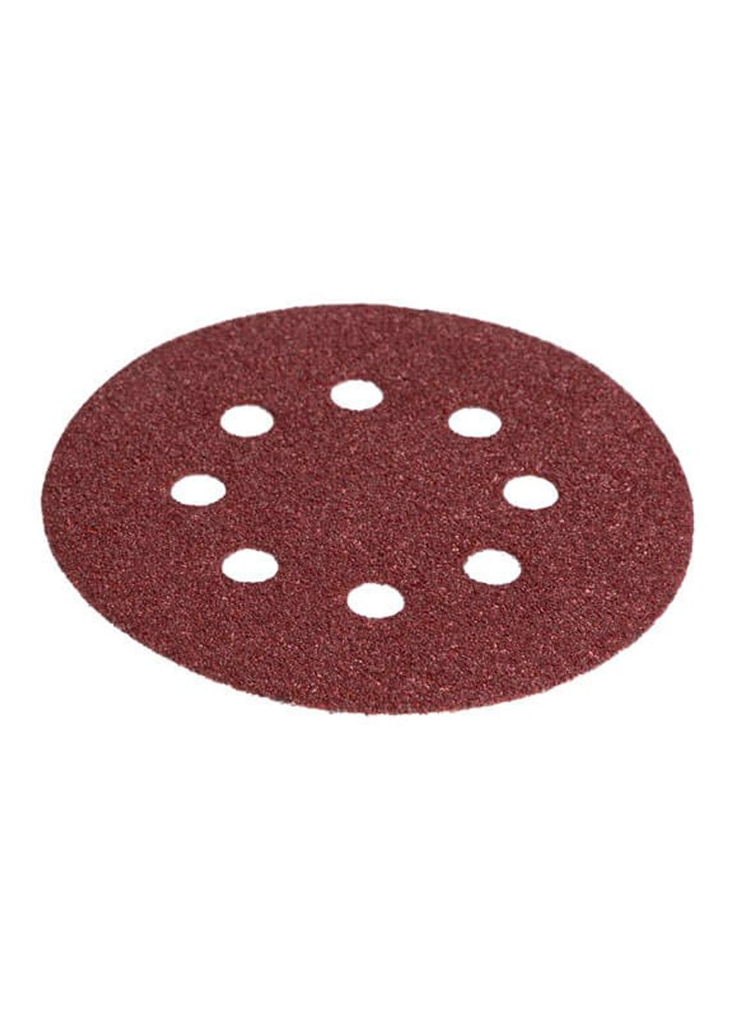 Круг шліфувальний на липучці 125 мм × Р60 з отворами (5 шт.) Intertool (365253082)
