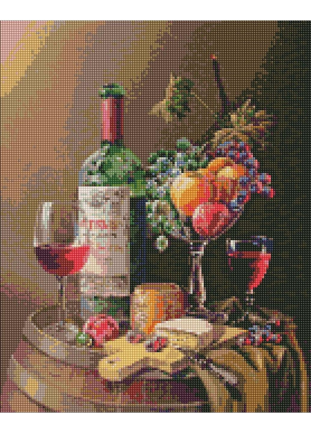 Набор Алмазная мозаика вышивка Романтический ужин на подрамнике полная выкладка 5d 40х50 см No Brand (332208653)