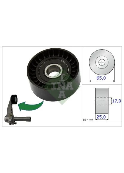 Ролик натяжителя ремня Ina 531 0866 10 (401726895)