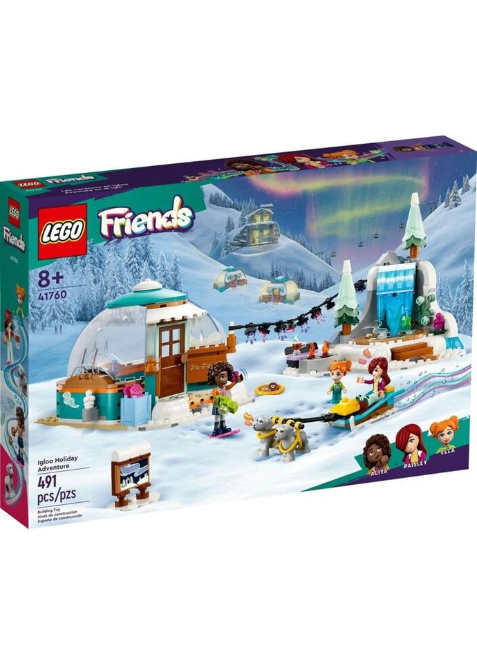 Конструктор Friends Святкові пригоди в голку 491 деталь (41760-) Lego (281425650)