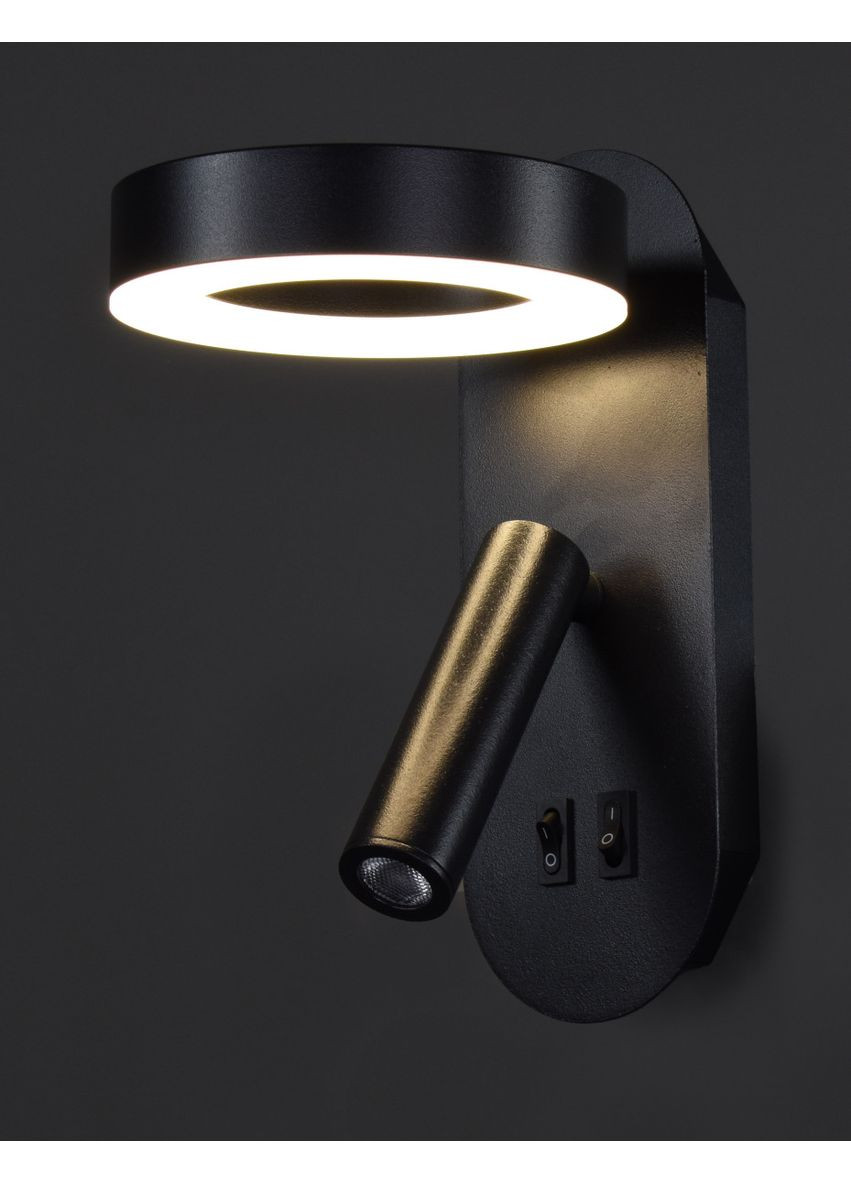 Бра LED 28286 Чорний 22х12х17 см. Sunnysky (365680612)