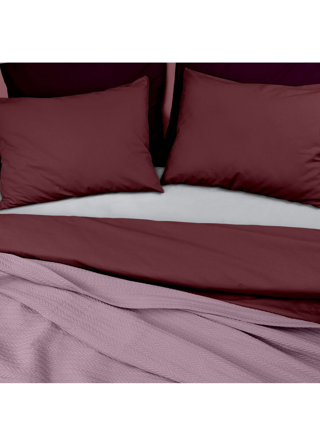 Плед-покривало косичка 200х220 см Aurora Knitted Braid Лавандовий Cosas (369668572)