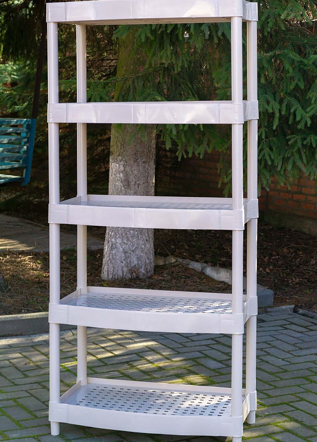 Пластиковий стелаж господарсько-торговий 175×80×40 см МЕД (371798332)