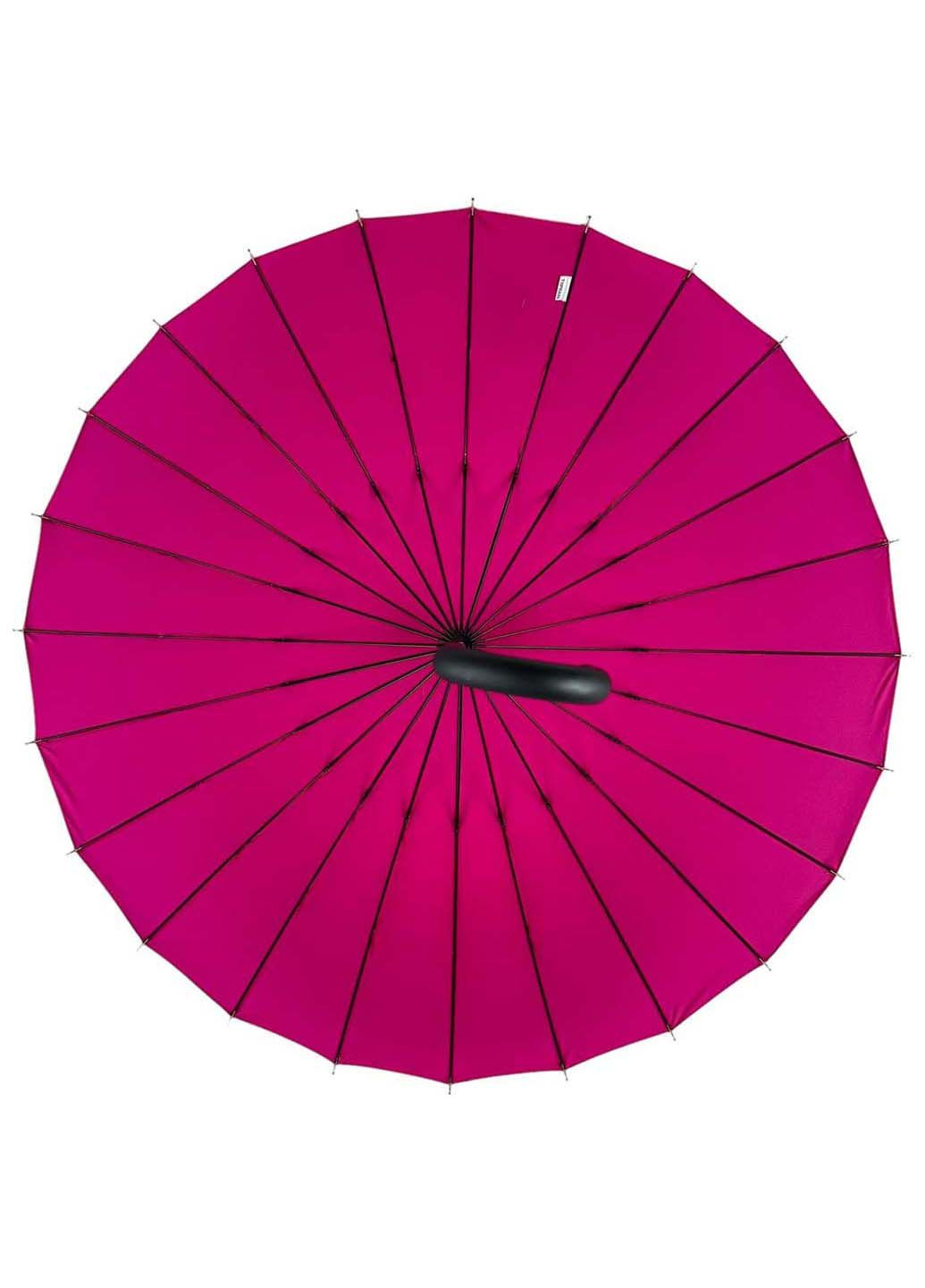 Однотонный механический зонт-трость на 24 спицы Toprain (289977481)