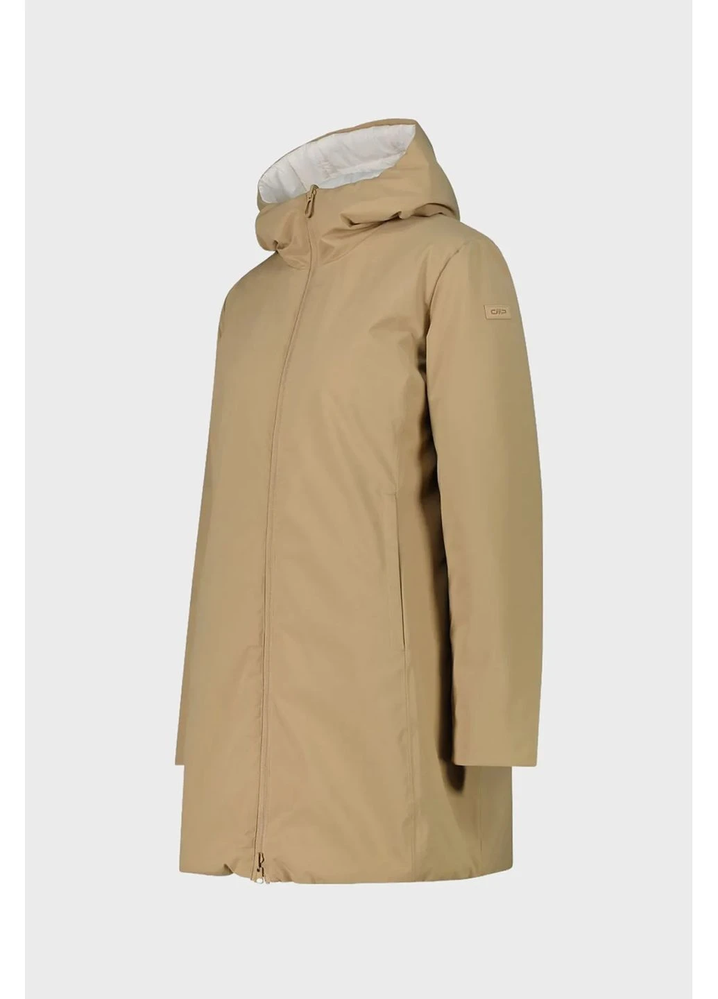 Парка Reverse Fix Hood Feel Бежевый/Белый 35K3616-P405 CMP (399399667)