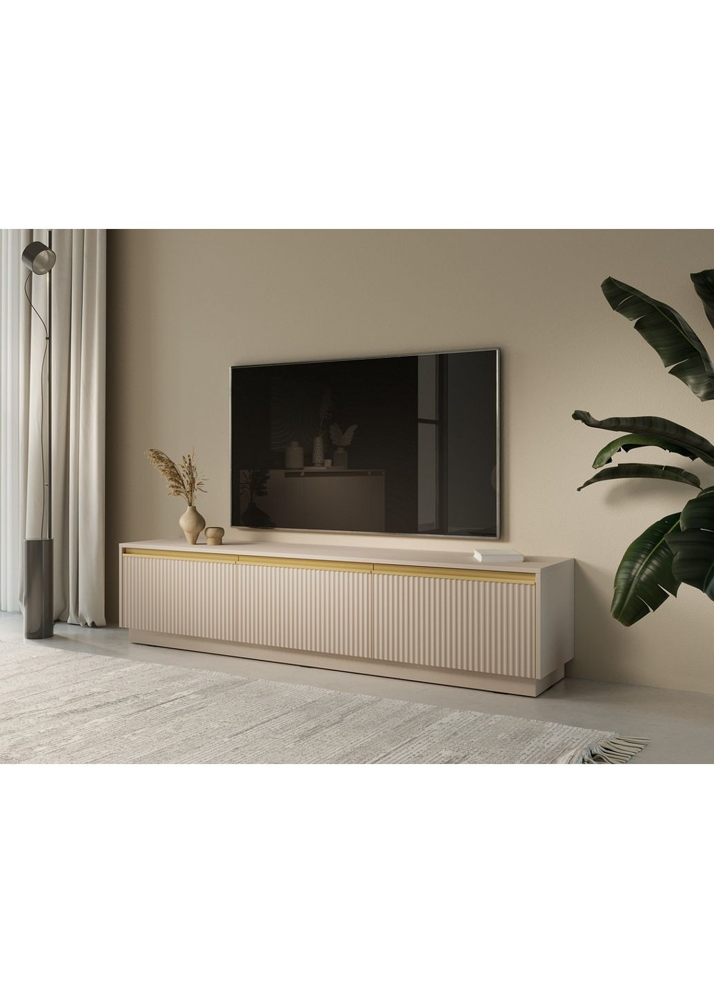 Тумба под ТВ Роял / Royal RTV180 3-дверная (PFH-091293) Perfect Home (367179034)