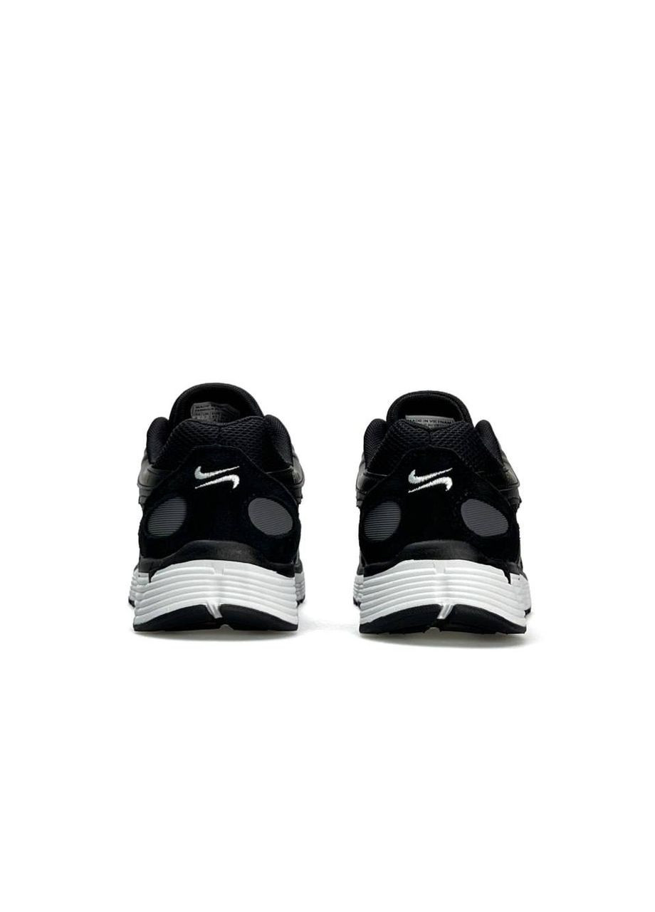 Черные демисезонные кроссовки мужские nike No Brand P-6000 S Reflective Black White