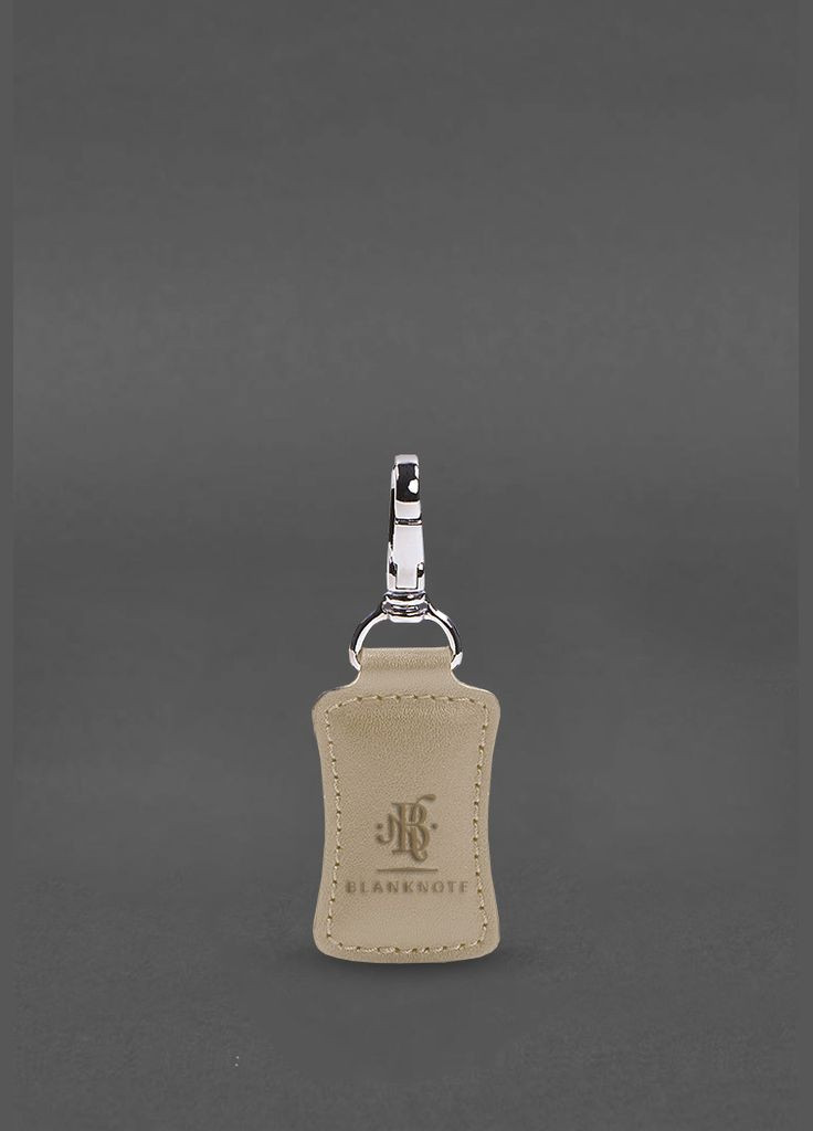 Шкіряний брелок Premium Світло-бежевий (A-028461) BlankNote (334339213)