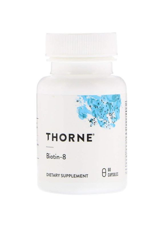Біотин-8, Biotin-8, Thorne, 60 капсул Thorne Research (362370252)