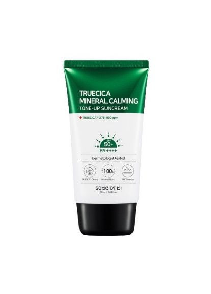 Солнцезащитный крем Truecica Mineral Calming Tone-Up Suncream SPF50+ PA++++ Some By Mi (386293849)