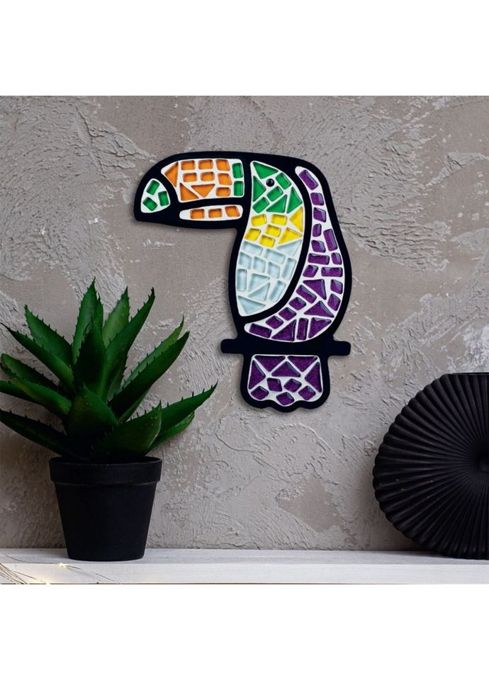 Дитячий набір для творчості кришталева мозаїка "Тукан" MA2001 Mosaaro (364132950)