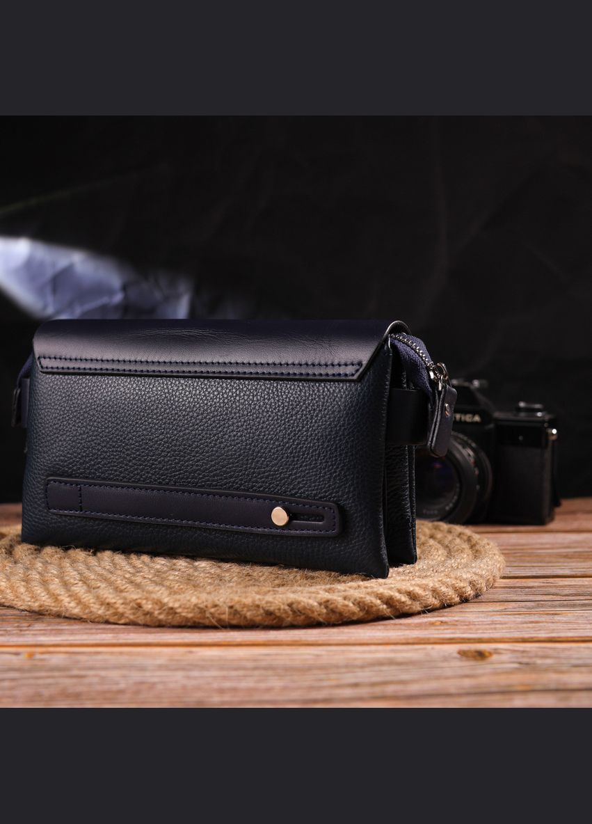 Добротный мужской клатч из натуральной комбинированной кожи 21565 Canpellini (334708952)