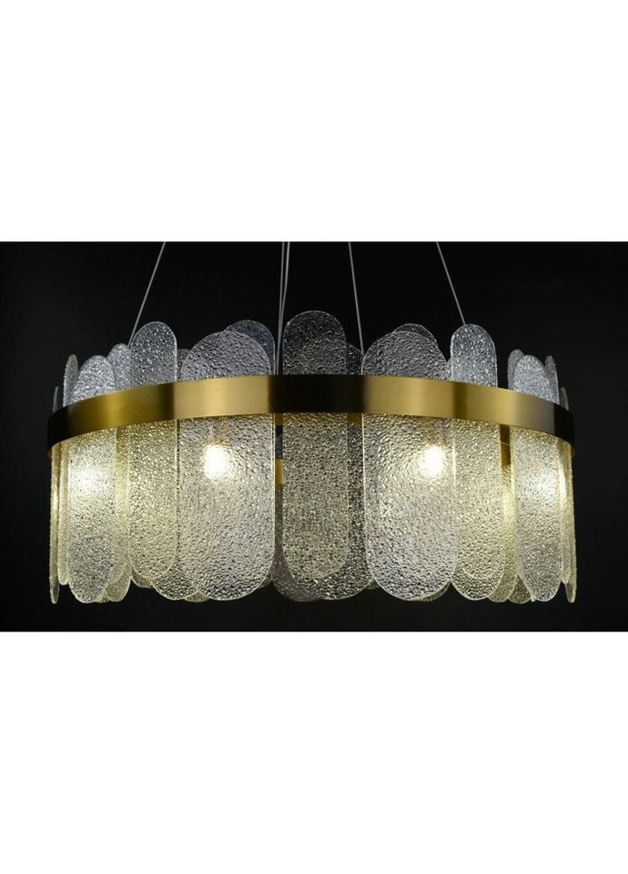 Люстра підвісна на 8 лампочок 26858 Латунь 40-200х60х60 см. Sunnysky (335974754)