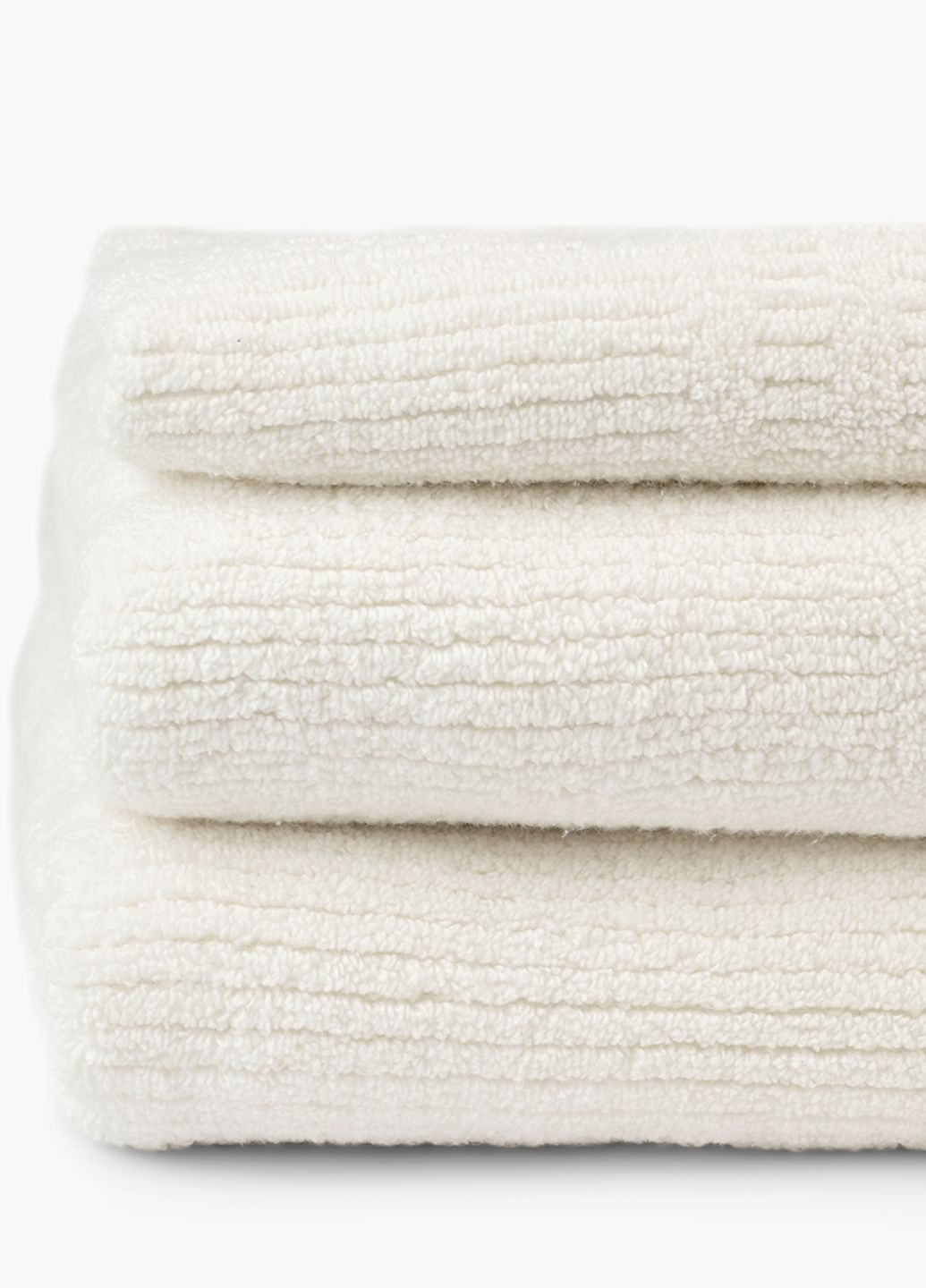 Рушник "Хвиля" 50х90 см MVM однотонний кремовий