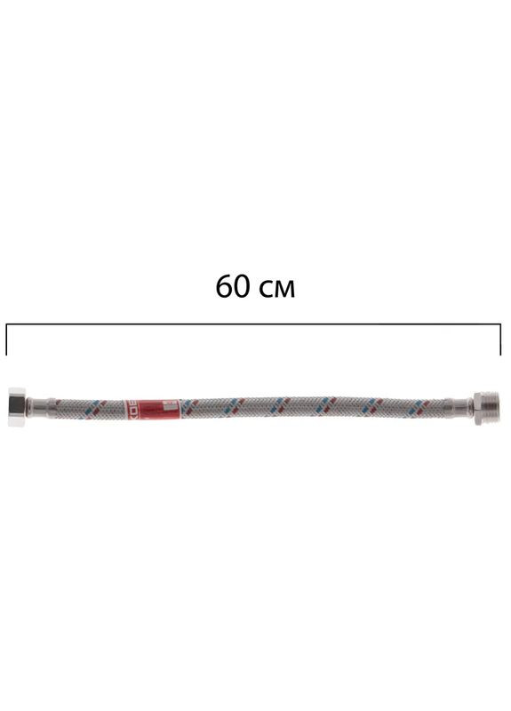 Гибкий шланг для подключения воды гайка 1/2'' Штуцер 1/2'' (60 см) (JP0265) KOER (315701690)