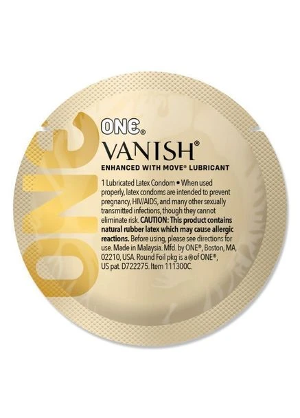 Сверхтонкие презервативы Vanish Hyperthin для реалистичных ощущений, 1 шт 10268 One (388639068)