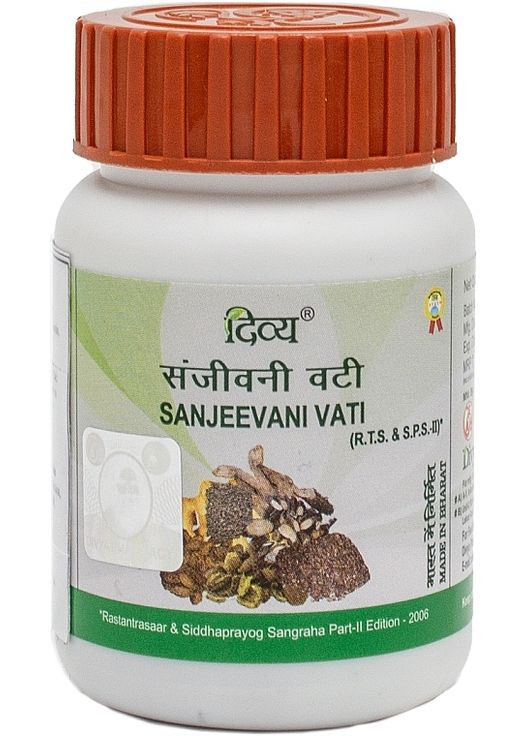 Аюрведические таблетки "Сандживани Вати" Sanjivani Vati 160шт (1438456-29729098) Patanjali (368618607)