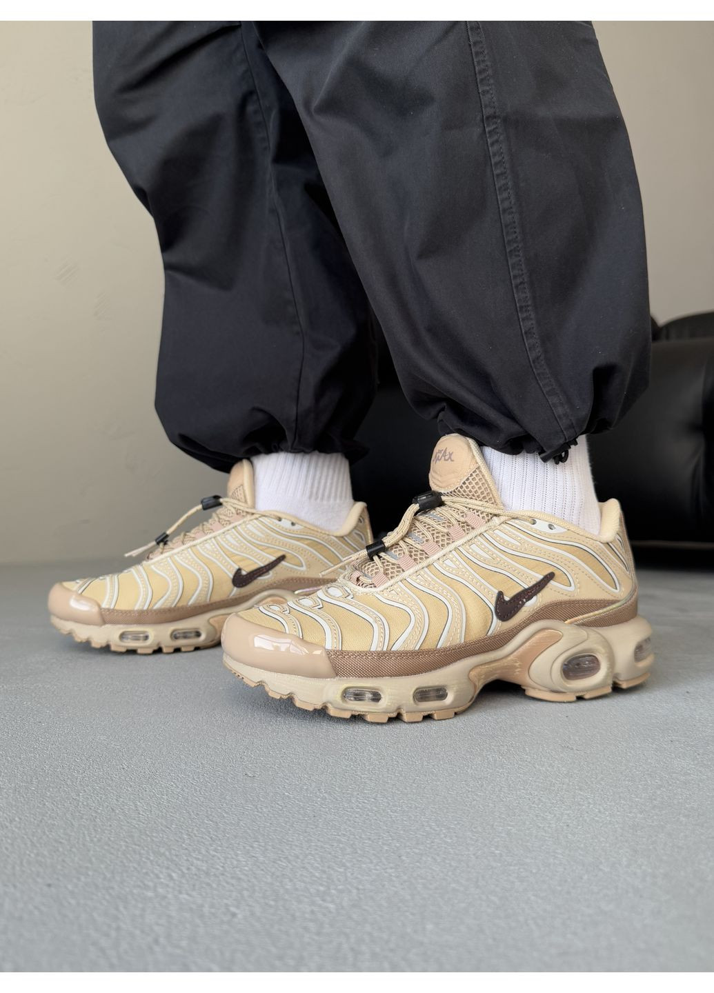 Цветные демисезонные кроссовки мужские nike air max tn plus sesame найк аир макс тн плюс No Brand