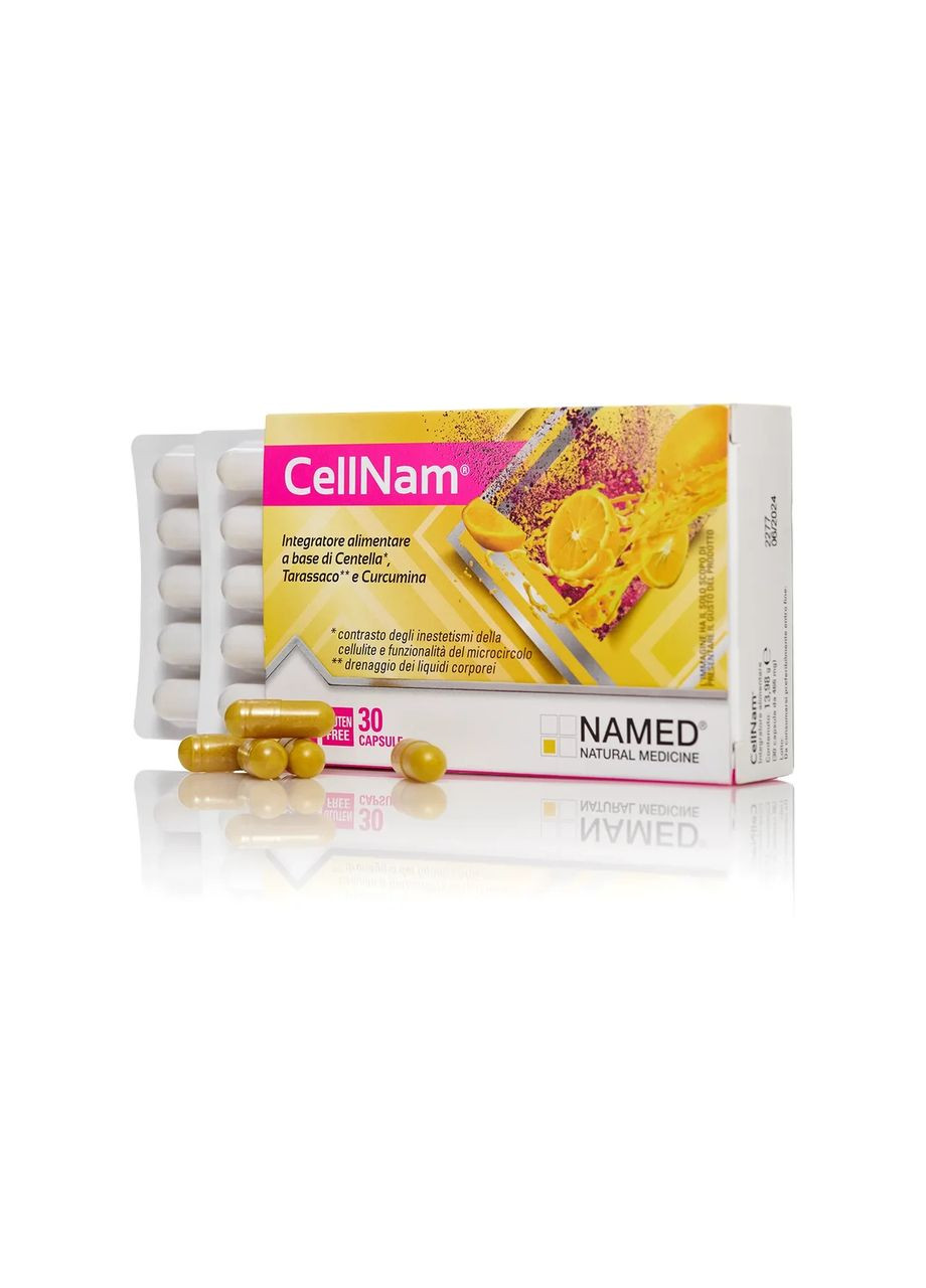 Комплекс для лімфи та вен CellNam, 30 капсул, дренаж і підтримка шкіри Named (316532120)