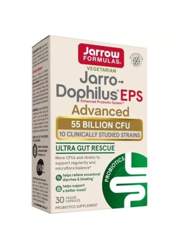 Пробіотики Пробіотики, 55 млрд КУО, Jarro-Dophilus EPS, 30 вегетаріанських ка (JRW03737) Jarrow Formulas (398714139)