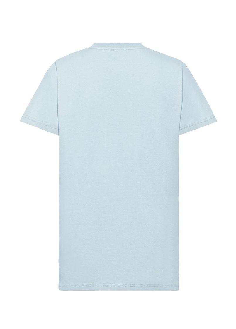 Голубая всесезон футболка с коротким рукавом Hummel