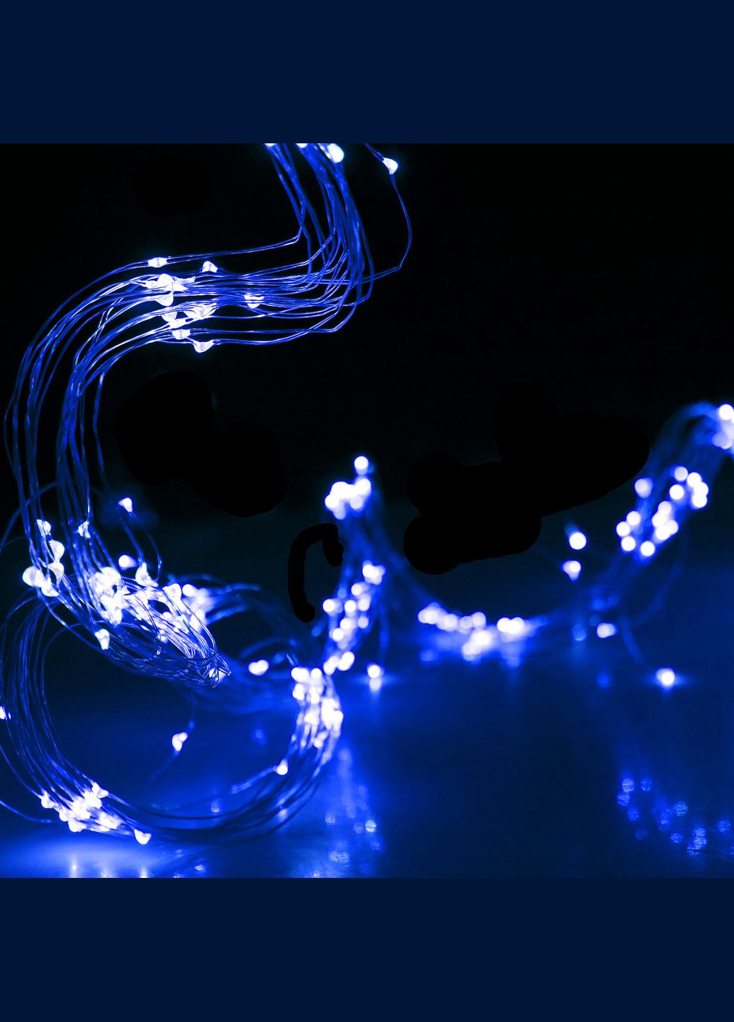 Гирлянда (лошадиный хвост) 2 м 300 LED Blue Springos CL0095 (369014071)