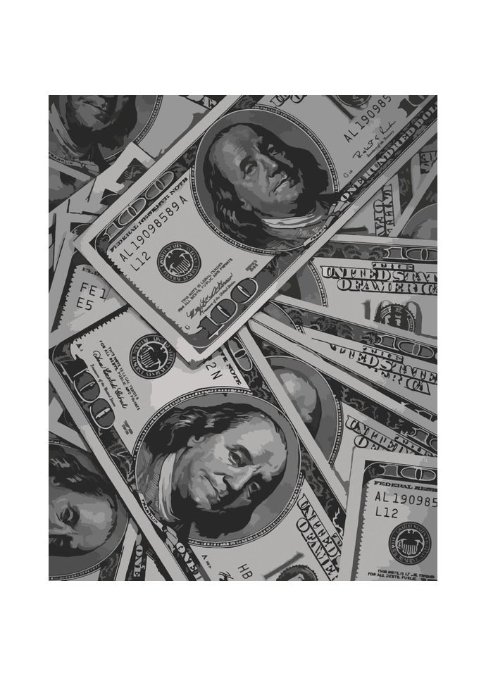 Картина по номерам "Money" 40*50 см Art Craft (304409037)