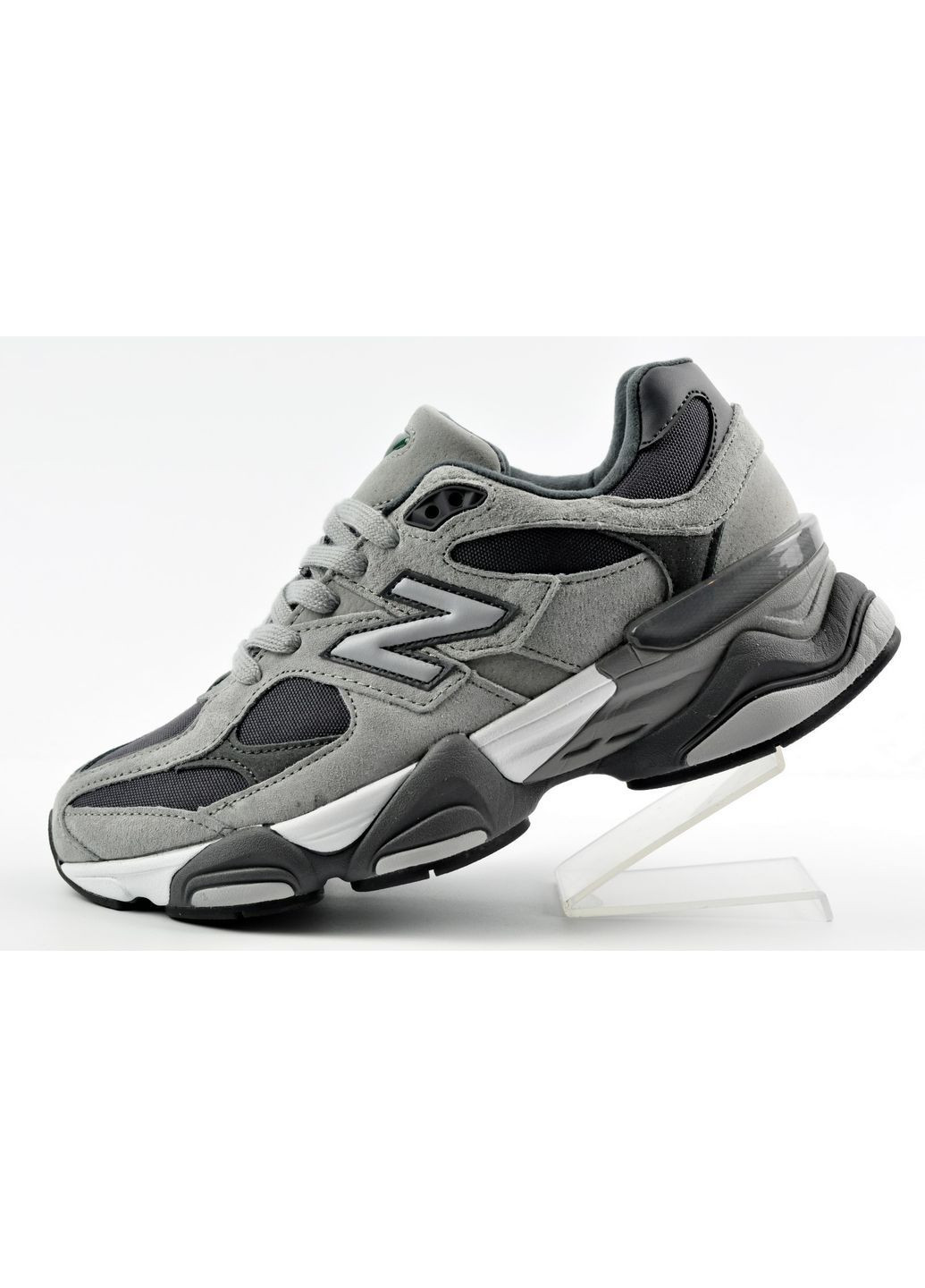 Серые демисезонные кроссовки термо balance 9060 No Brand