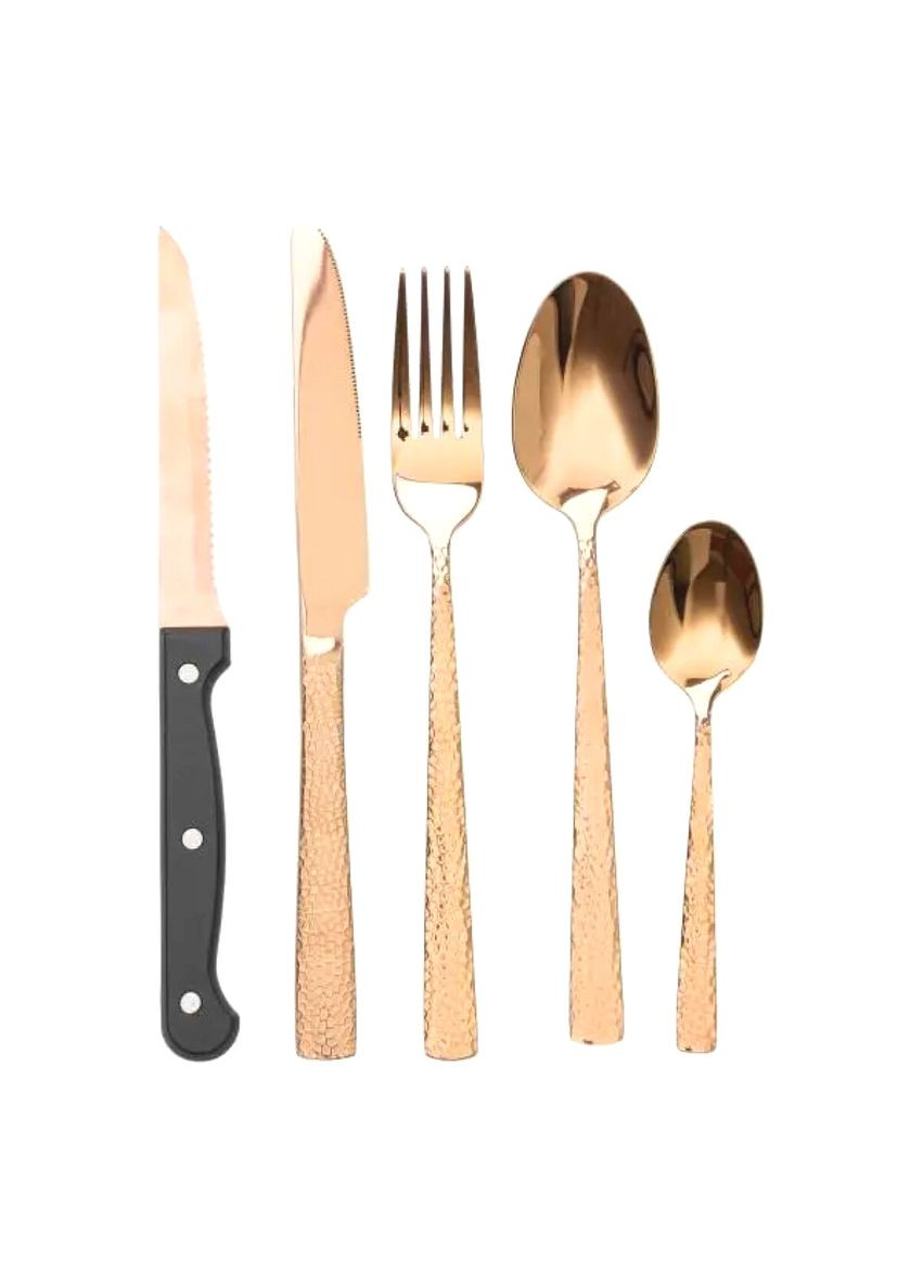 Набор столовых приборов на 6 персон в футляре 30 предметов из нержавеющей стали стильный комплект для сервировки стола ProDobro (364190014)