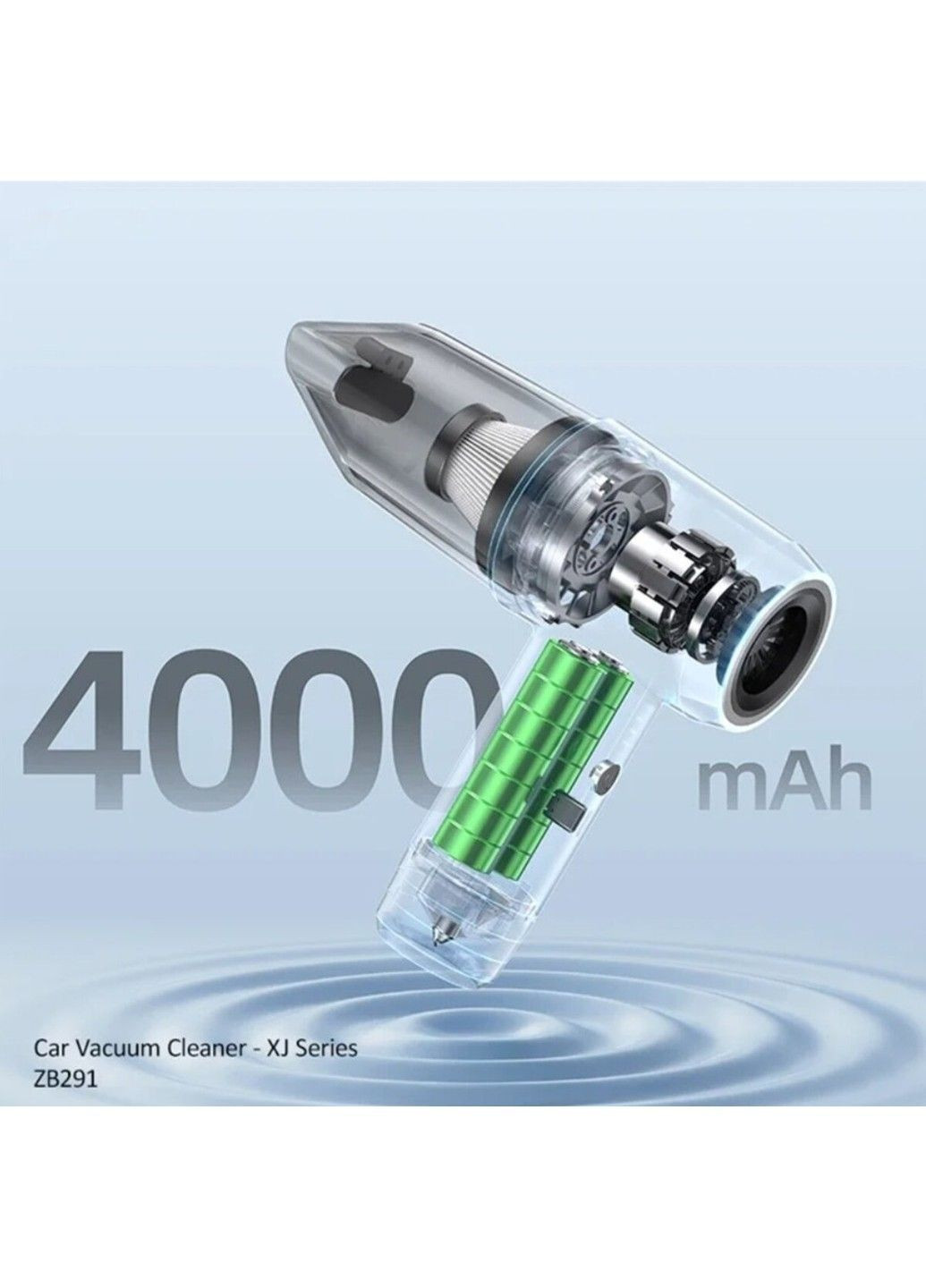 Автомобильный пылесос ZB291 Car Vacuum Cleaner - XJ Series black USAMS (369457833)
